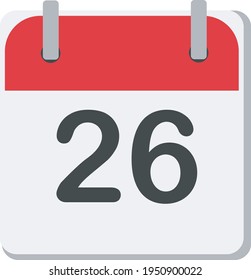 DAYS OF THE MONTH CALENDAR