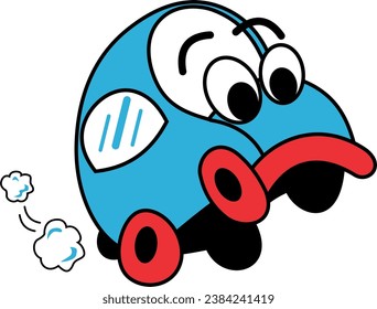 days of the tiny blue car