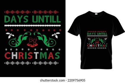 DAYS UNTILL CHRISTMAS...CUSTOM T SHIRT DESIGN