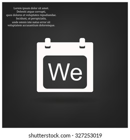 days of the week. icon. vector design