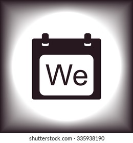 days of the week. icon. vector design