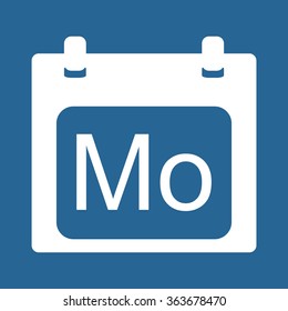 days of the week icon, vector illustration. Modern design. Flat design style