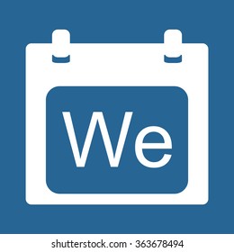 days of the week icon, vector illustration. Modern design. Flat design style