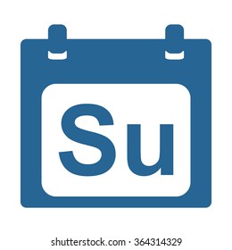 days of the week icon, vector illustration. Modern design. Flat design style