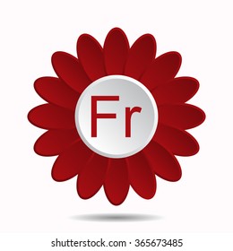 days of the week icon, vector illustration. Modern design. Flat design style