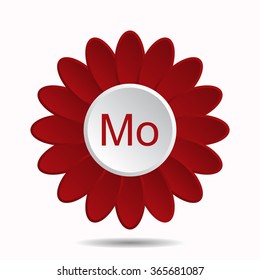 days of the week icon, vector illustration. Modern design. Flat design style