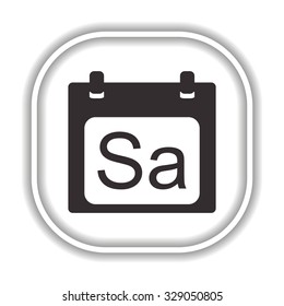 days of the week. Modern design flat style icon