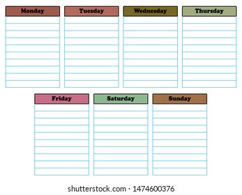 Days of the week (notebook)