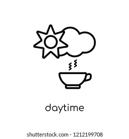 Daytime icon from collection., editable outline stroke vector illustration