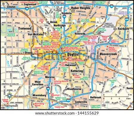 City Of Dayton Neighborhood Map