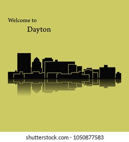 Dayton, Ohio ( city silhouette )