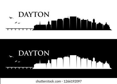 Dayton skyline - Ohio, United States of America, USA - vector illustration