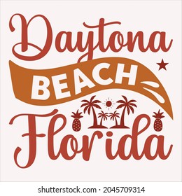 Daytona Beach Florida t-shirt design