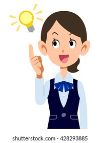 Dazzle the idea is female company employee uniforms worn