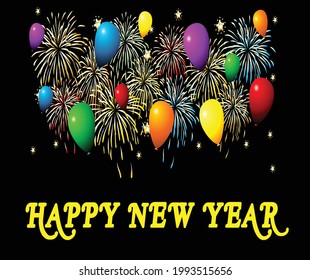 Dazzling, Firework, Happy, New year, Celebration, firework background