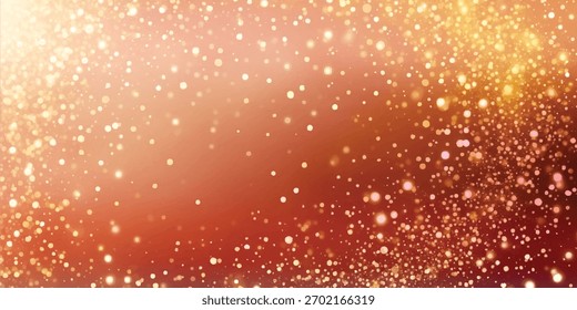 Dazzling Golden Sparkle Photo: Festive Bokeh, Glowing, Celebratory, Elegant
