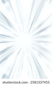 Dazzling light burst effect in radiant white background, perfect for creating uplifting, inspiring visuals for variety of digital and print projects. Vector illustration.