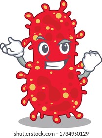 Un deslumbrante concepto de diseño de mascota moraxella con cara feliz