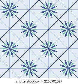 Dazzling special geometric seamless pattern, use two-colors geometric shapes. It is like a glittering light on white toned background cut by straight and diagonal lines.