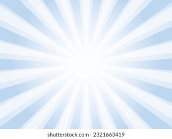 Dazzling sun rays wind concentration line background material_blue