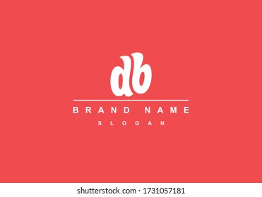 db Abstract Letter Mark Monogram Graphic Vector Logo Template
