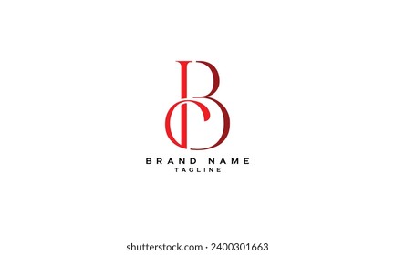 DB, BD, Abstract initial monogram letter alphabet logo design