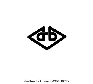 Db bd initial letter logo