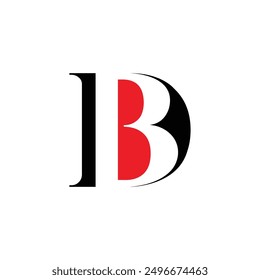 DB Best Letter Logo Design Vector