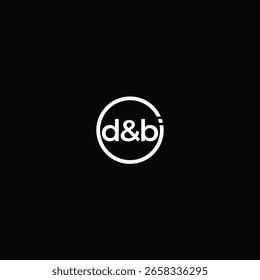 DB y yo CIRCULAR LOGO DESIGN IDEA VECTOR.eps