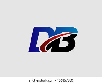 DB company linked letter logo
