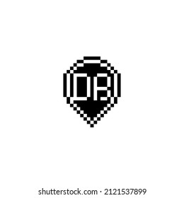 Diseño de logotipo de letra creativa DB a la venta en un diseño profesional de alta calidad que se imprimirá en cualquier medio impreso