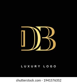 DB creative luxury letter logo