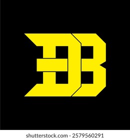 DB initial logo letters. logo monogram vector. Very suitable for company needs.