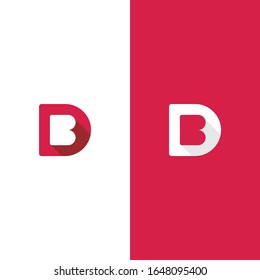 DB initial logo template symbol