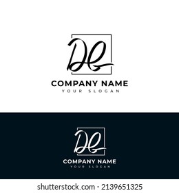 Db Initial signature logo vector design