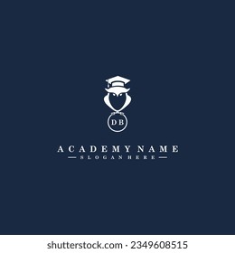 DB Initials Academy Logo Vector Art Icons and Graphics