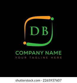 DB letter logo creative design. DB unique design.
