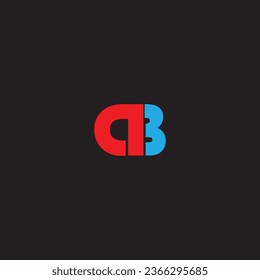 Diseño creativo del logotipo de la letra DB con gráfico vectorial, logotipo DB simple y moderno.
