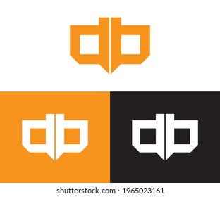 DB Letter Logo Design  Creative Modern Trendy