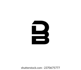 DB Letter Logo Design Element