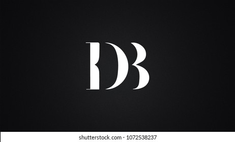 DB Letter Logo Design Template Vector