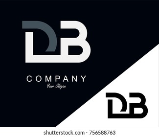 DB Letter Logo Design Template