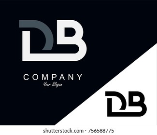 DB Letter Logo Design Template