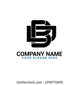 DB Letter logo,BD Letter logo template