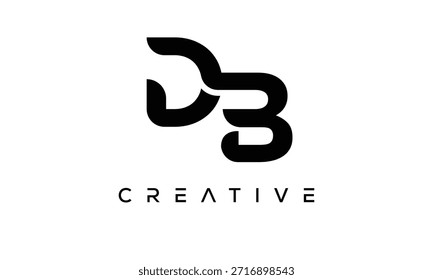 DB Letter Monogram Logo for Modern Creative Brand Identity