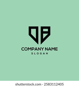 DB Letter and Monogram Vector Logo Design
