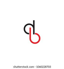 db letter vector logo