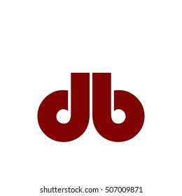 db letter vector logo