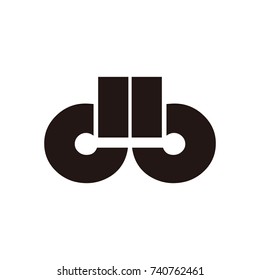 db letter vector logo