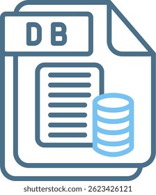 DB Line Two Colour Icon